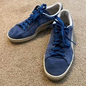 Puma Blue Suede Classic Women’s Size 8.5 Shoes